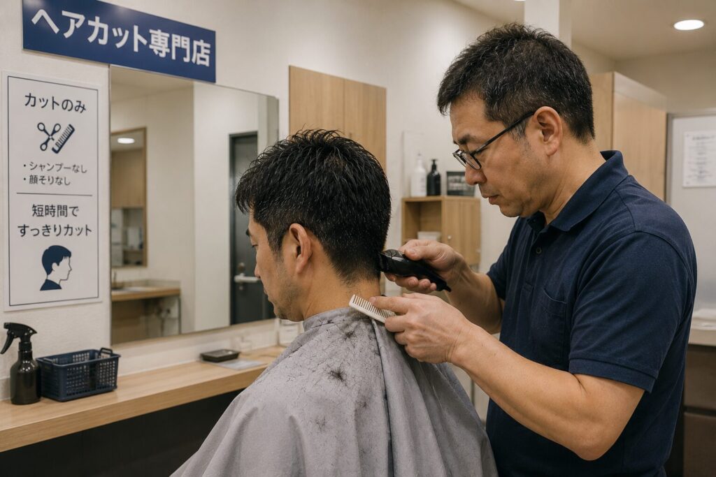 1000円カットをメンテナンス拠点として利用
