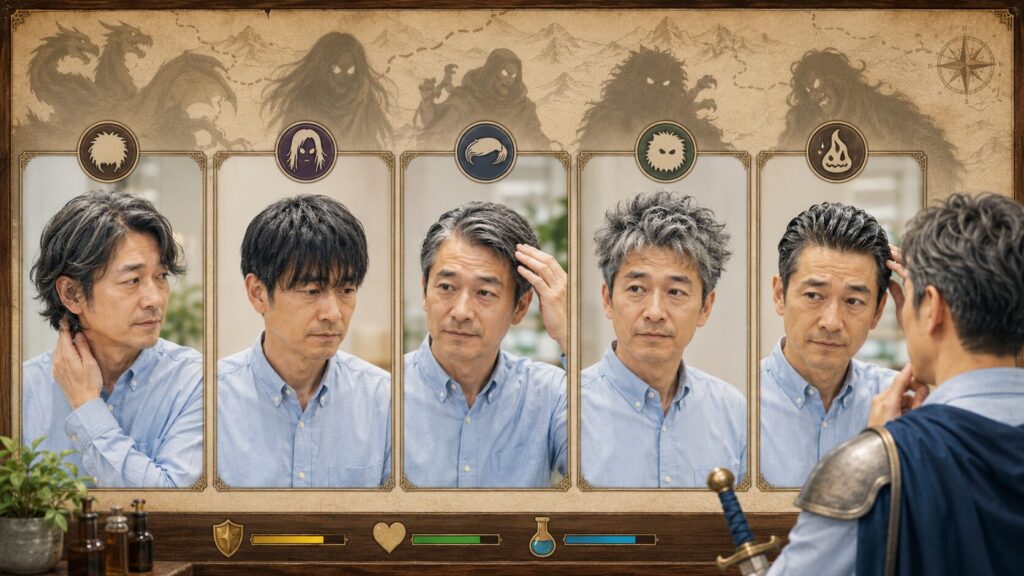 50代男性が避けたい髪型