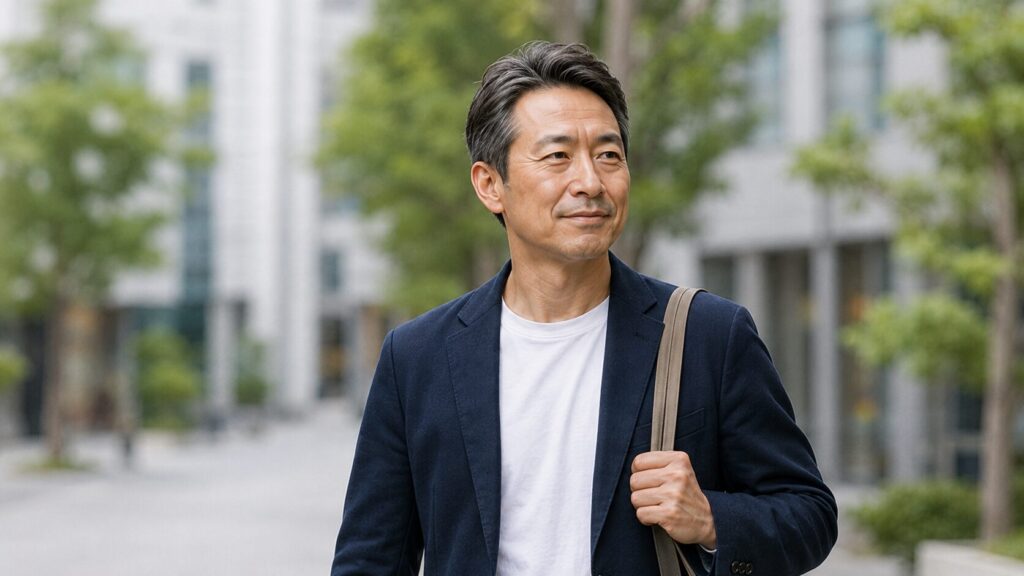 家族と外食に行ける服が基準