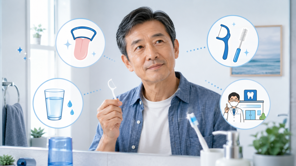 50代男性が今日から始める口臭対策